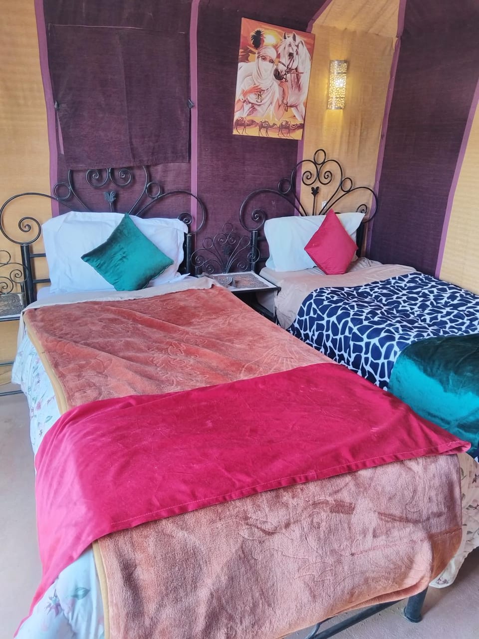 Camp night Luxury tent in Morocco