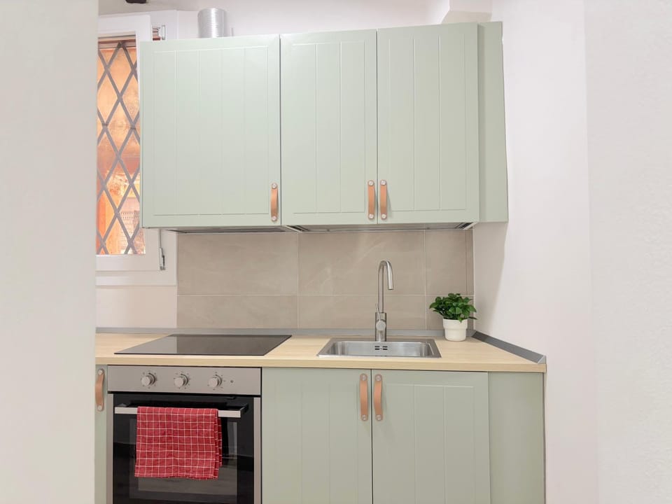 Kitchen or kitchenette, kitchen