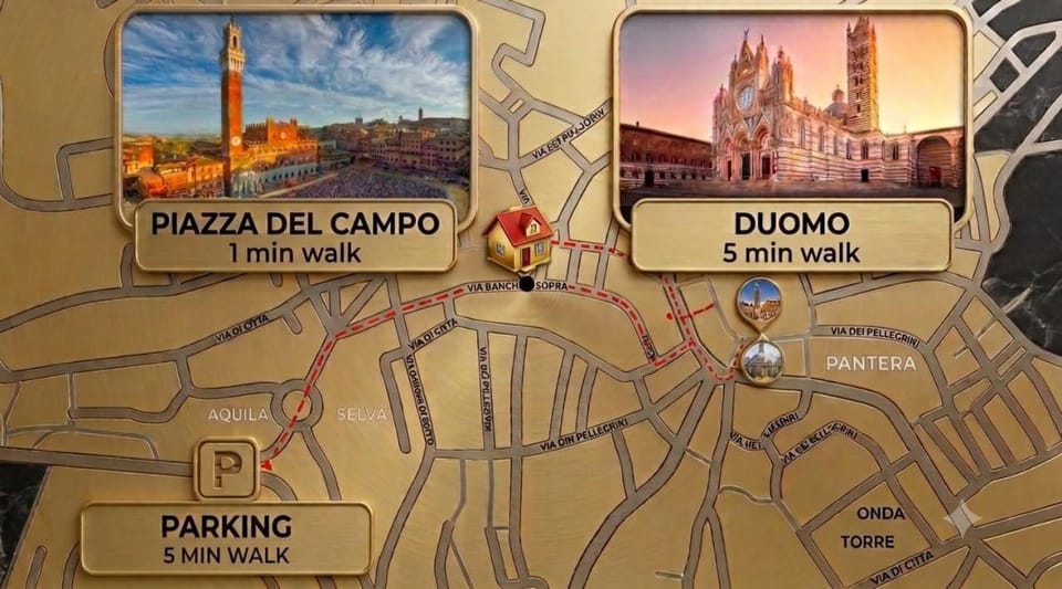 Prestigious Apartment Main street in Siena Apartment in Siena