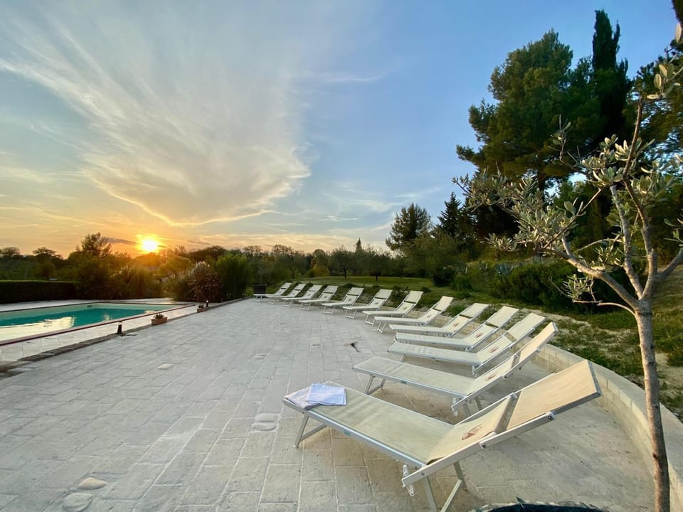 Property building, Living room, Swimming pool