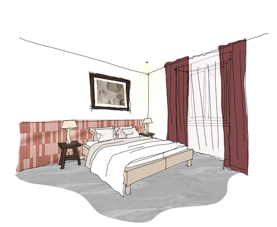 Photo of the whole room, Bedroom