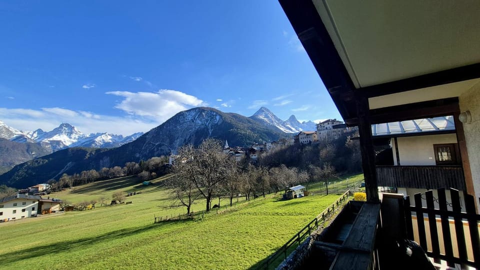 Property building, Spring, Day, Natural landscape, View (from property/room), Balcony/Terrace, Mountain view