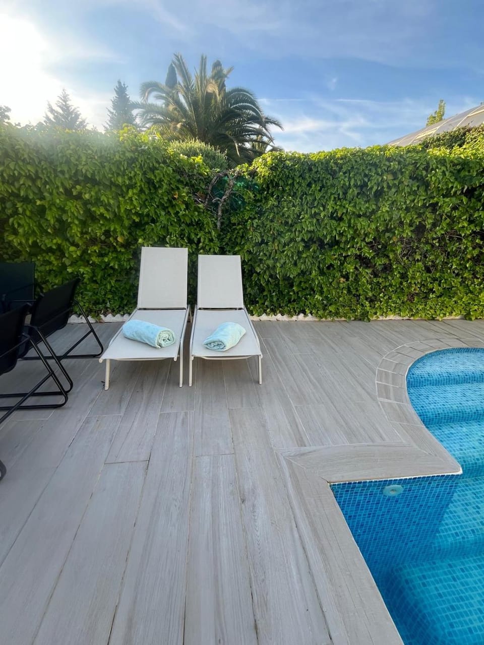 Garden, Swimming pool, sunbed