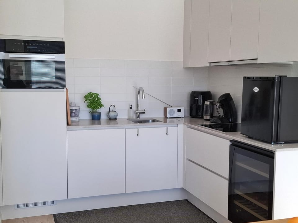 Kitchen or kitchenette, dishwasher, oven, stove, kitchen
