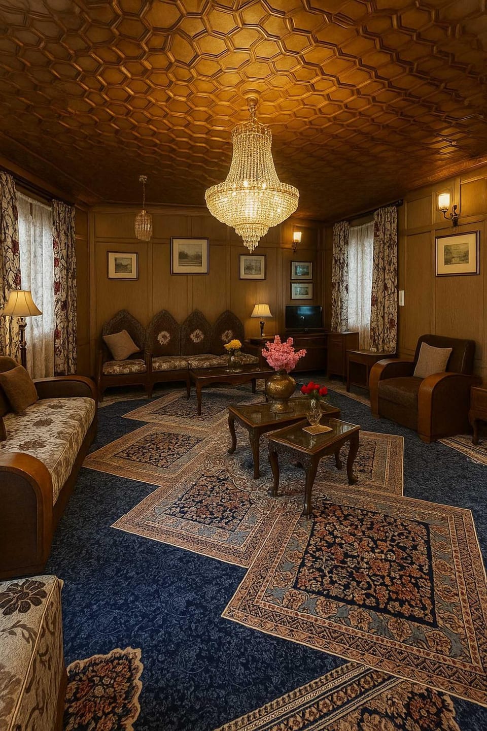 Bed, Living room, Photo of the whole room, Seating area, Bedroom