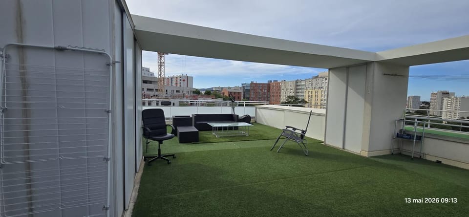 Patio, Day, View (from property/room), Balcony/Terrace, City view, Sea view, Sunrise