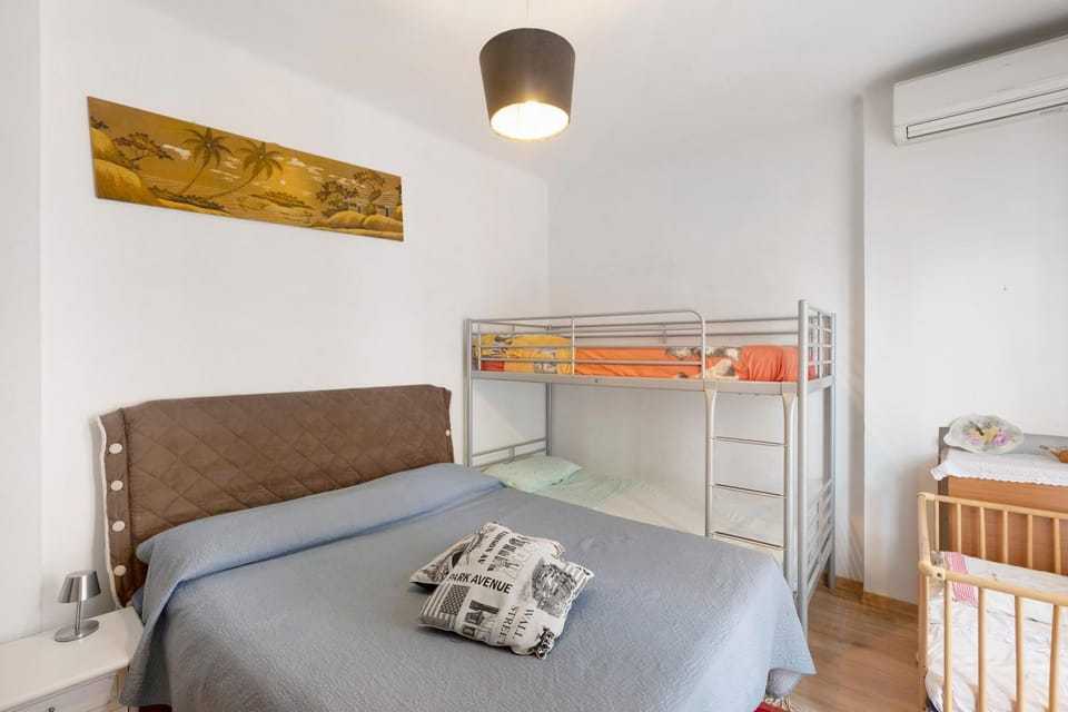 Property building, Living room, Bedroom