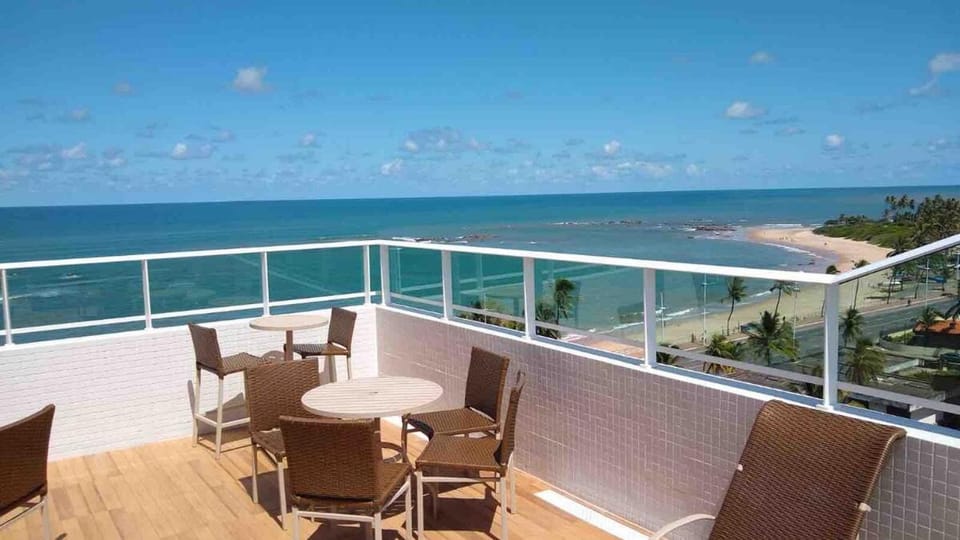 Vista Incrível Jacuzzi Flat na Orla de Piatã Salvador Bahia Apartment in Salvador