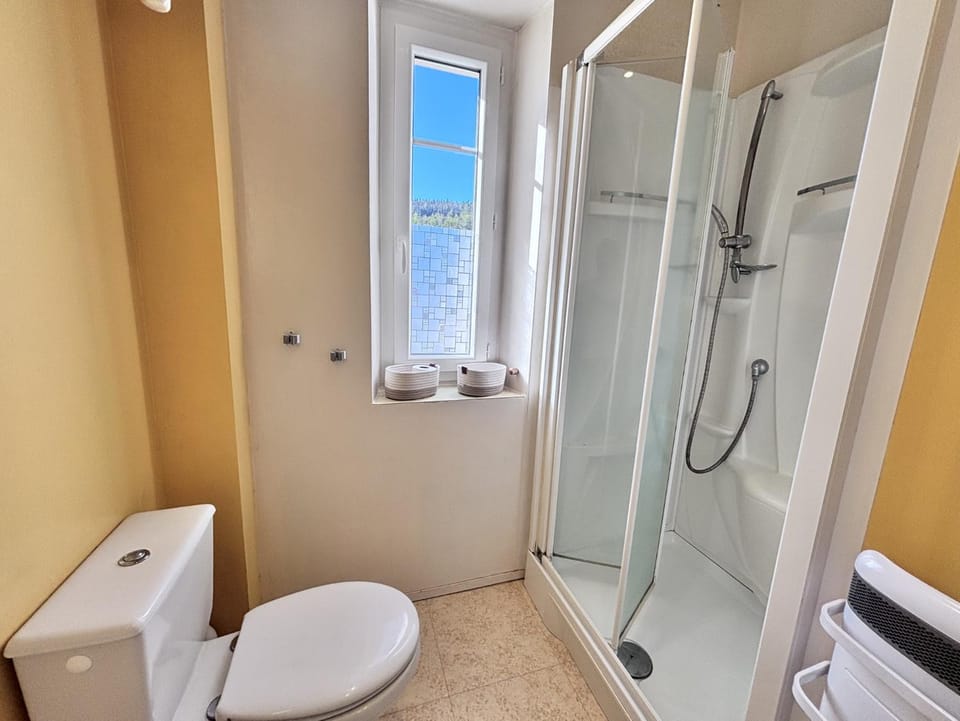 Shower, Toilet, Bathroom, towels