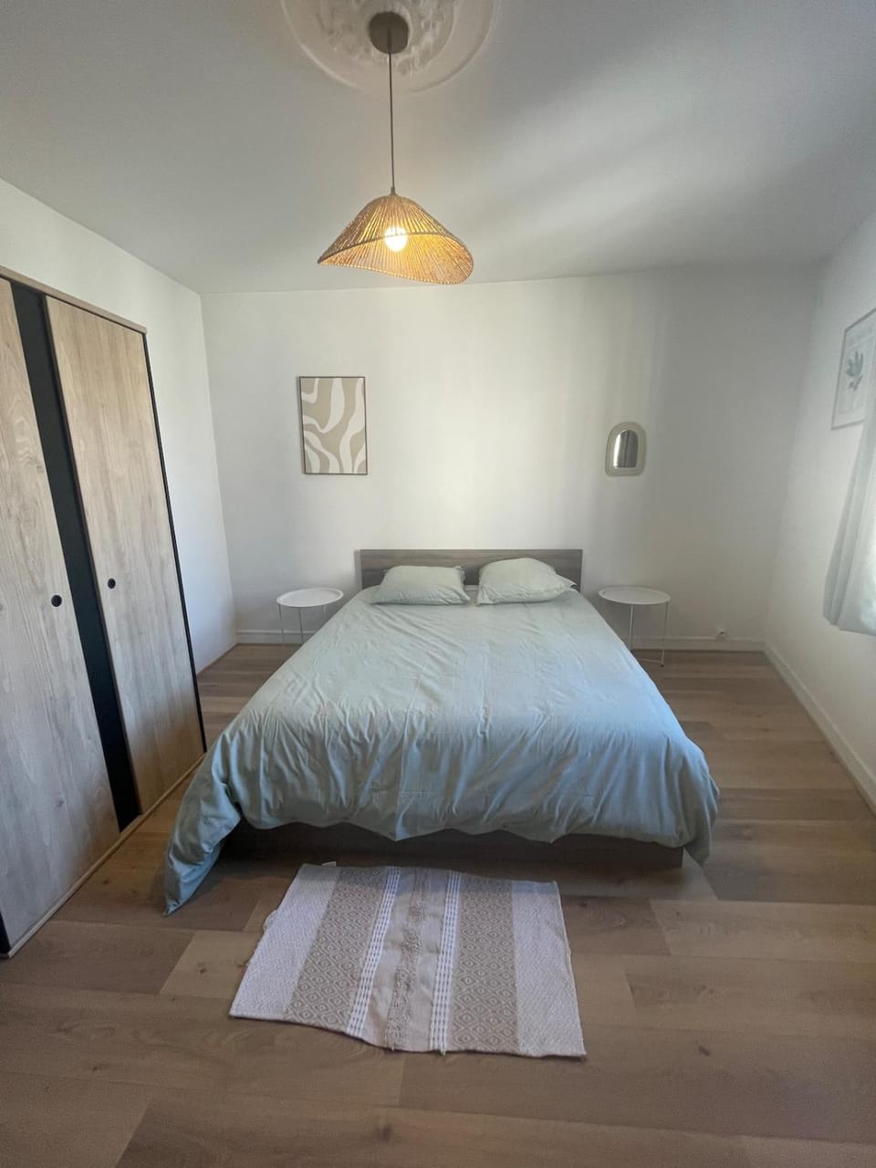 Bed, Night, Bedroom, wardrobe