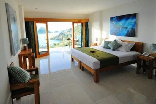 Bedroom, Sea view