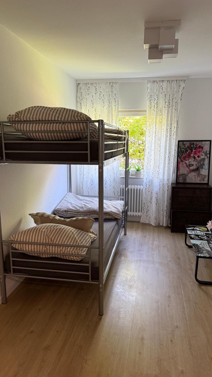 Bed, Photo of the whole room, Bedroom, bunk bed