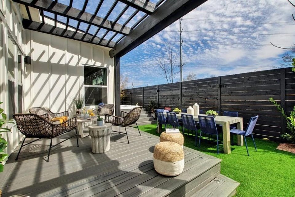 Modern New Construction with Hot Tub House in Austin