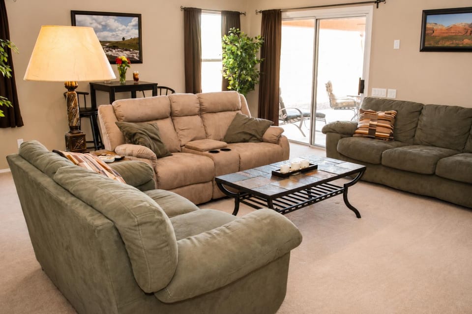 Patio, Living room, Seating area