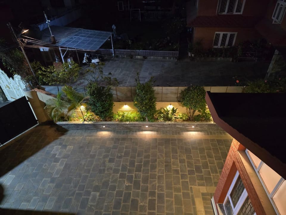 Night, Garden, Garden view