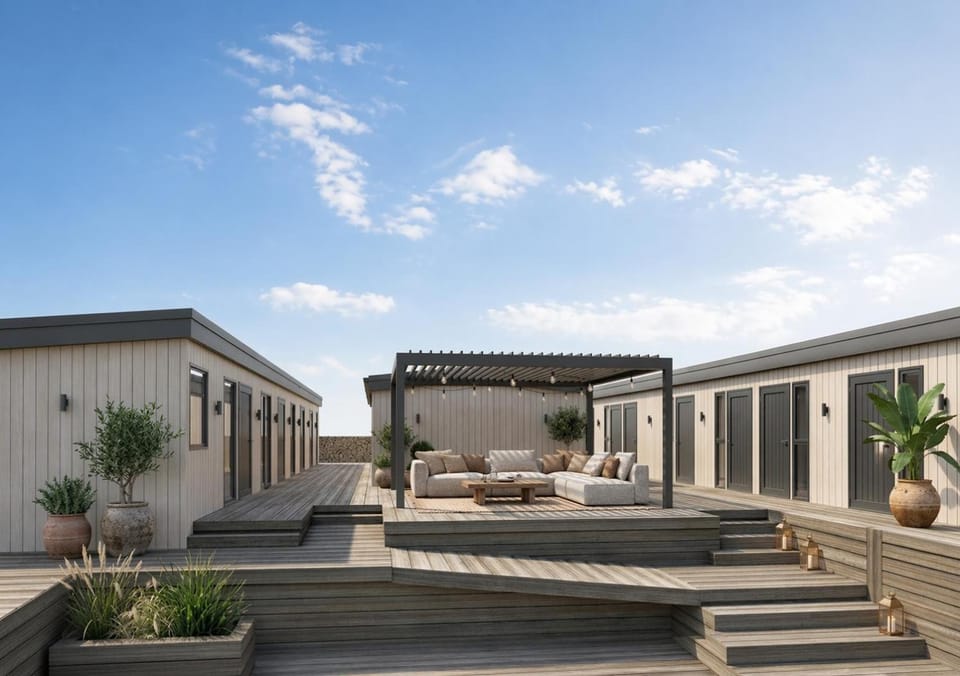 Property building, Patio, Day, Seating area