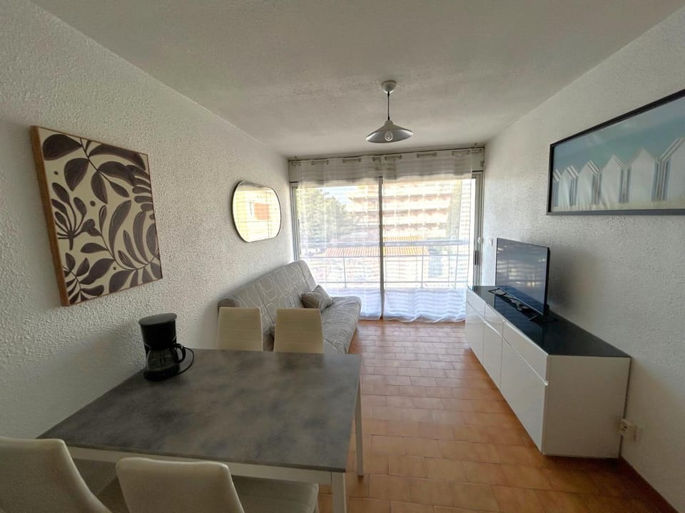 Appartement en bord de plage, parking - 4 pers. Apartment in Argeles-sur-Mer
