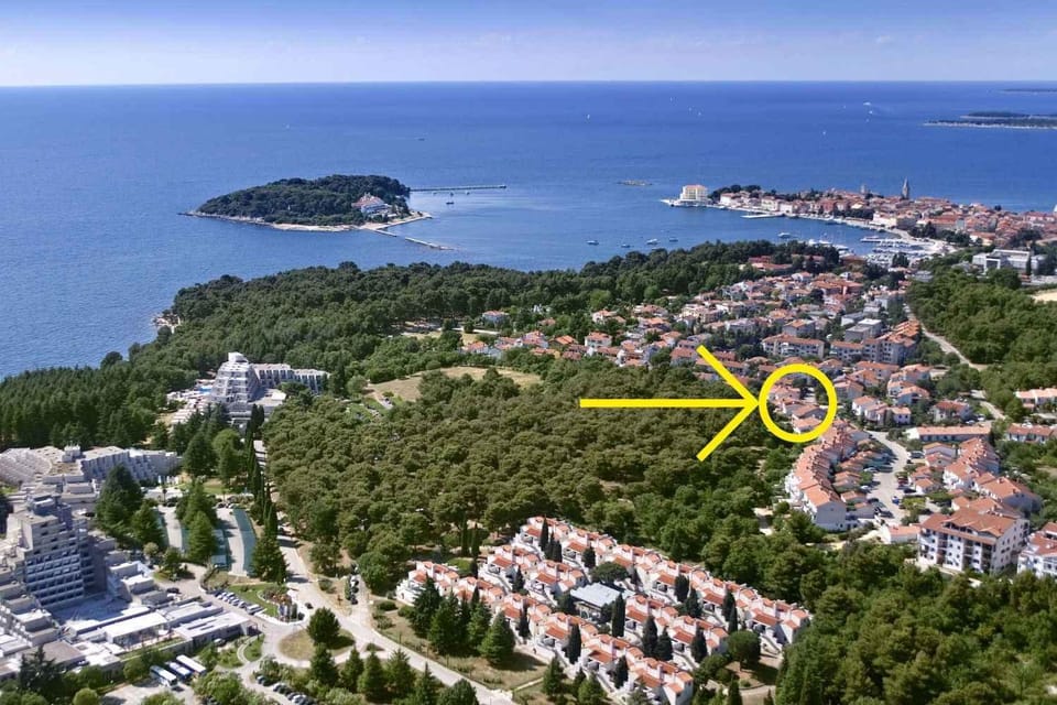 Property building, Bird's eye view, Summer