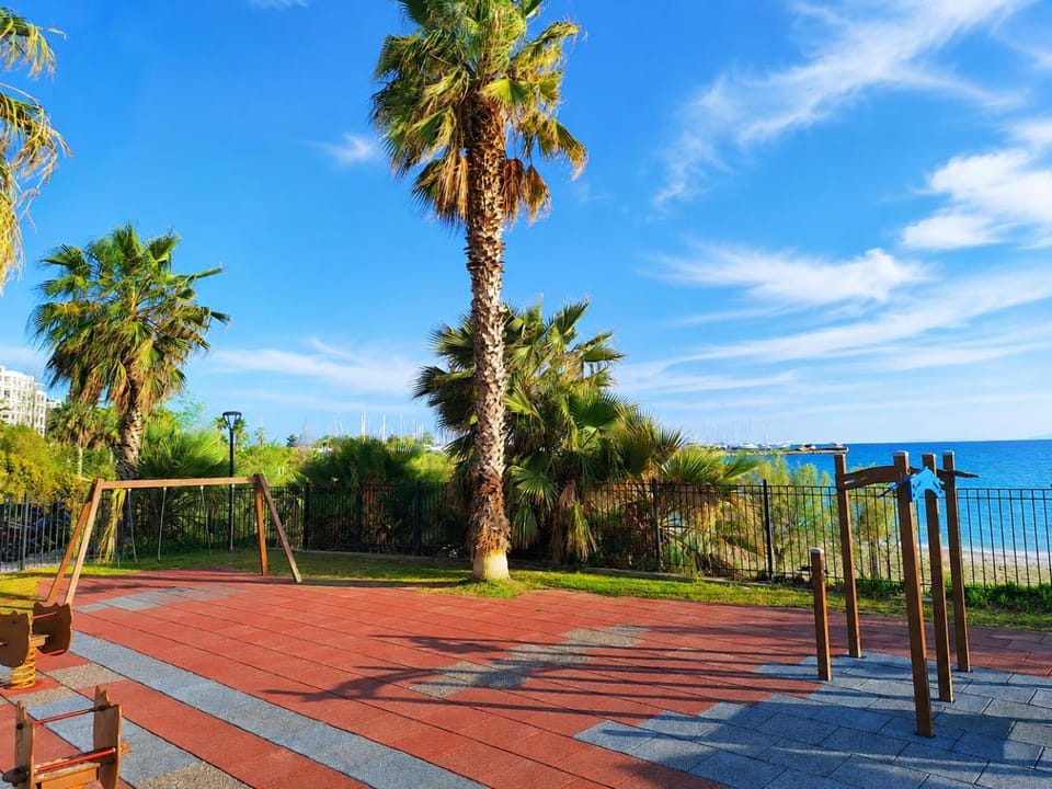 Children play ground, Sea view