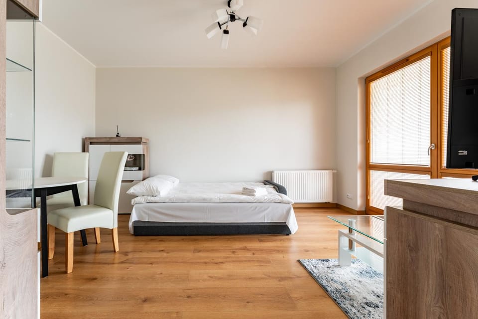 Bed, TV and multimedia, Living room, Photo of the whole room, Seating area, Bedroom