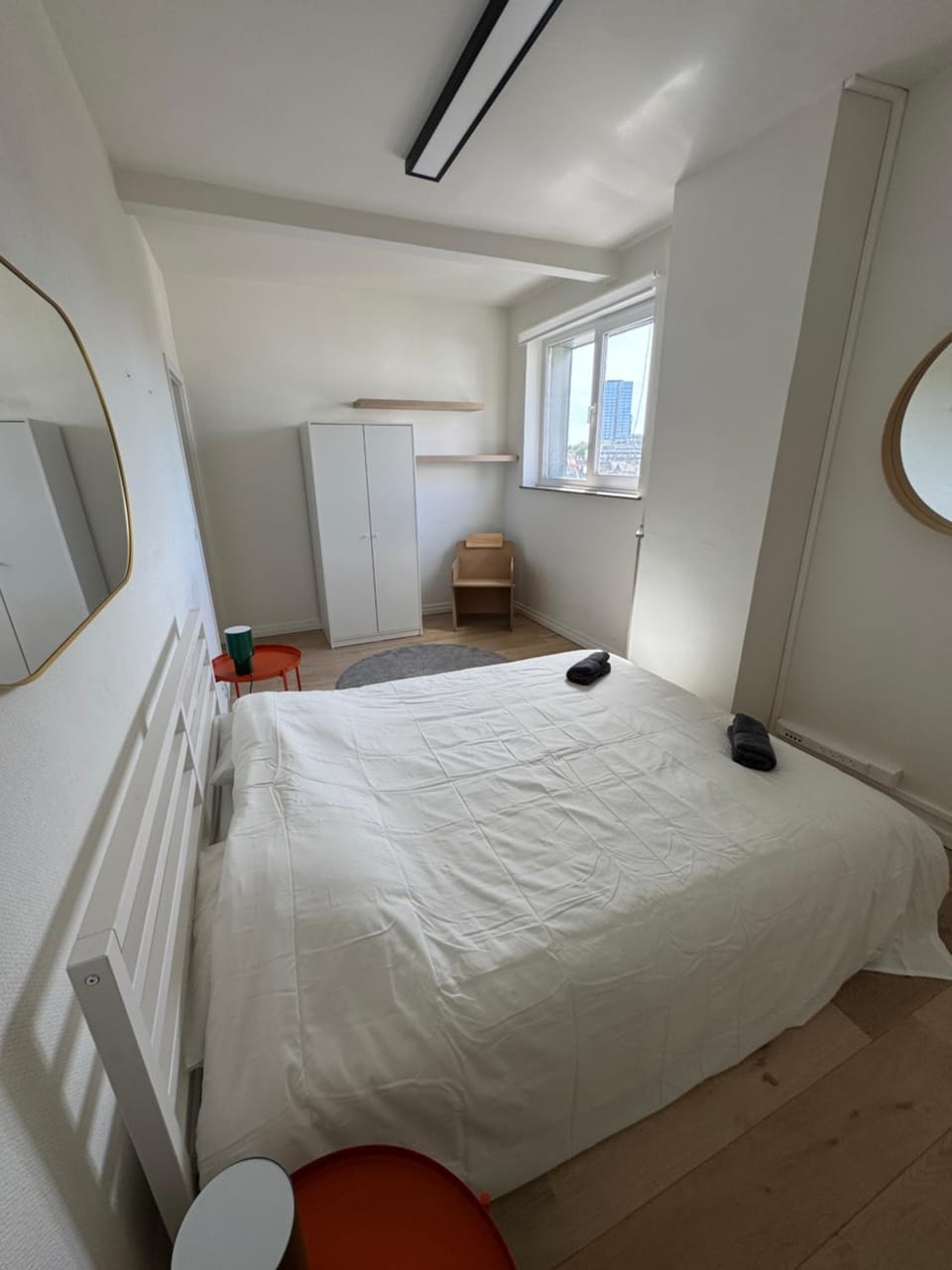 Bed, Photo of the whole room, Bedroom, wardrobe
