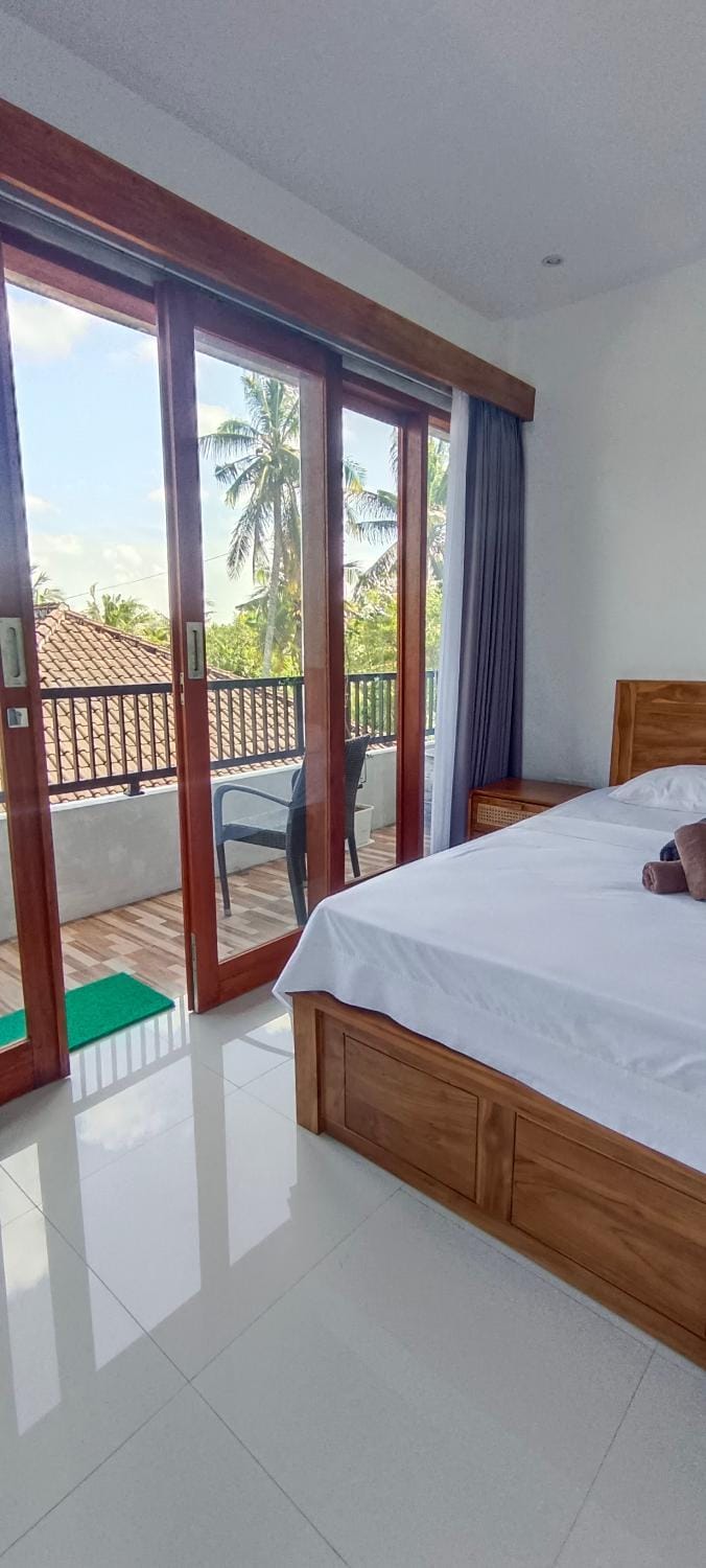 Bed, View (from property/room), Balcony/Terrace, Photo of the whole room, Bedroom