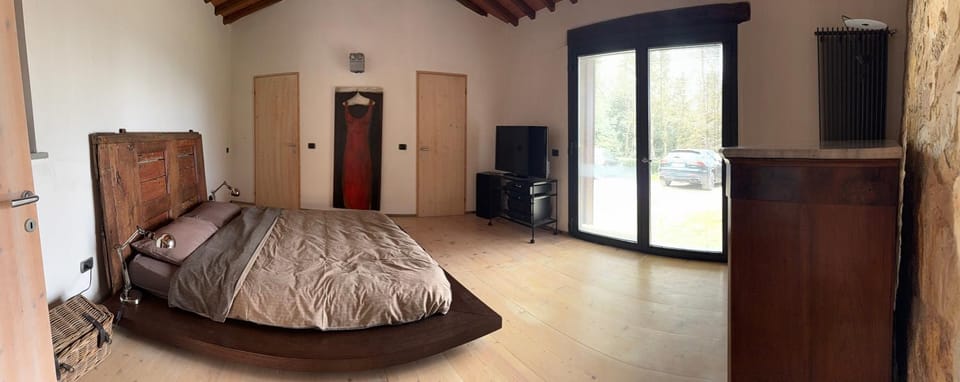 Property building, Living room, Bedroom