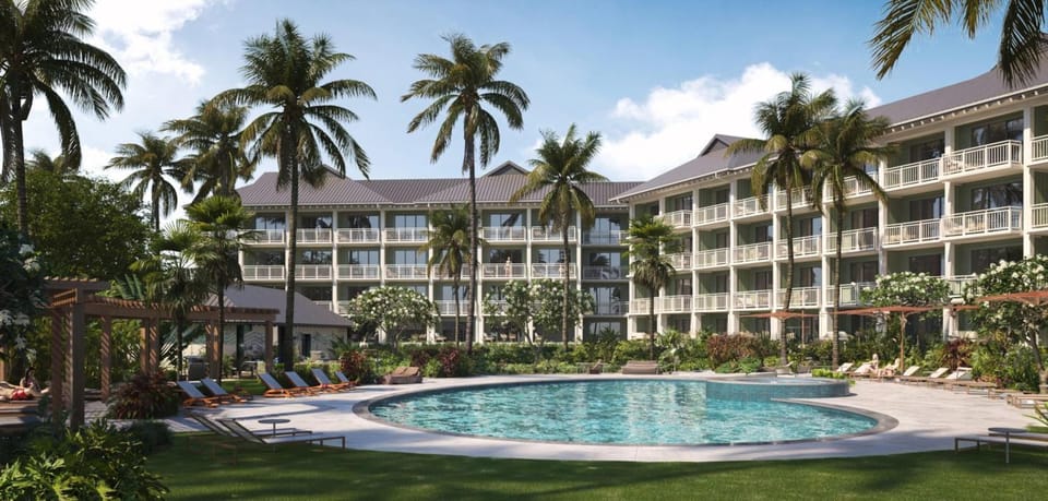 Property building, Pool view, Swimming pool