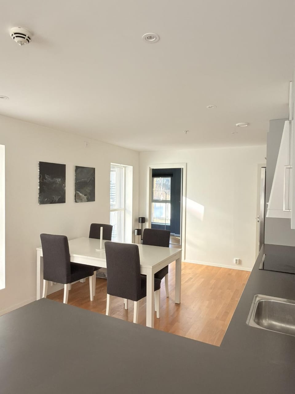 Kitchen or kitchenette, Seating area, Dining area