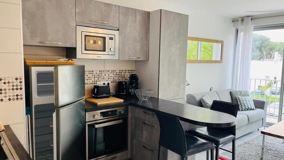 Studio 3pers - Coeur de Ville et Port - 600m Plage Apartment in La Grande-Motte
