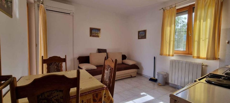 Living room, Seating area, Dining area, air conditioner