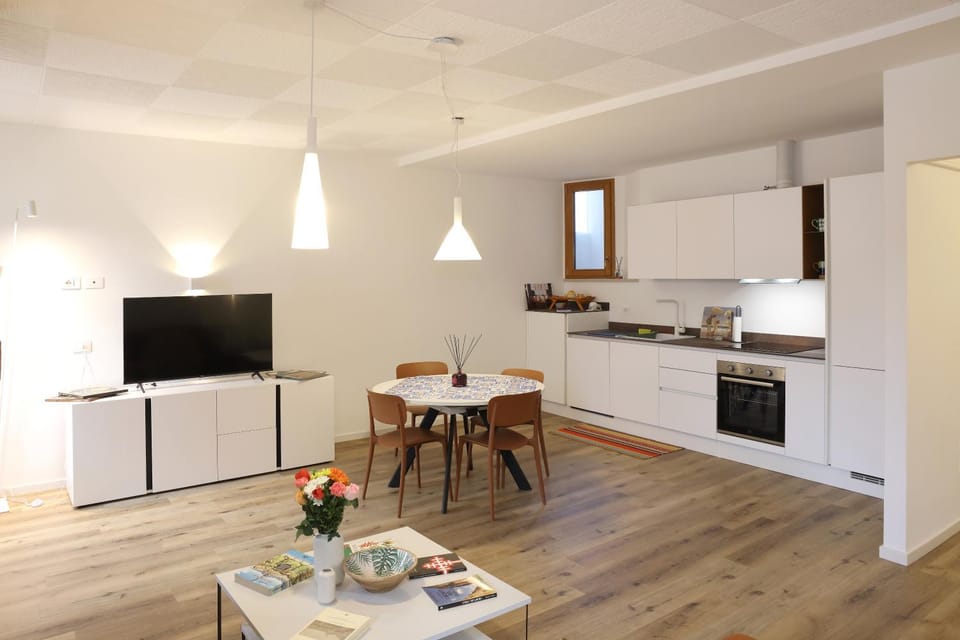 TV and multimedia, Dining area, dishwasher, oven, stove