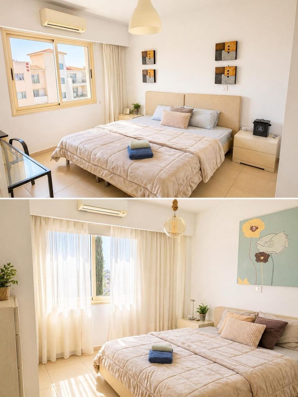Stunning Sea View Resort Pools Spa Gym Balcony Apartment in Paphos