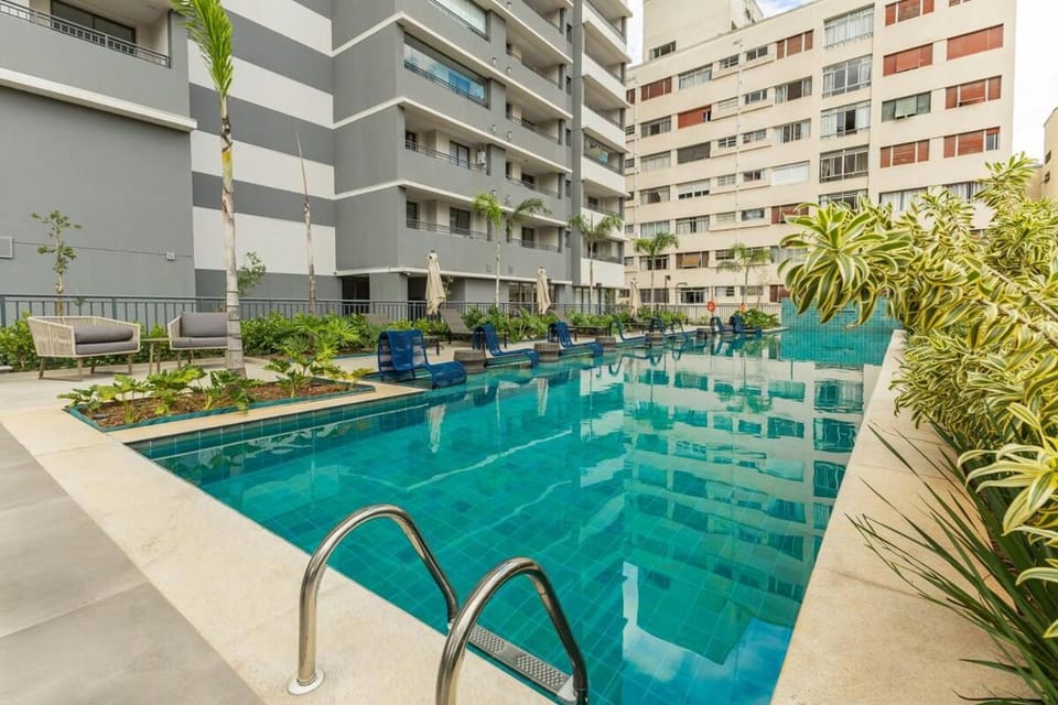 Stay Home Paraíso - Piscina & Academia - Design Moderno Apartment in Sao Paulo City
