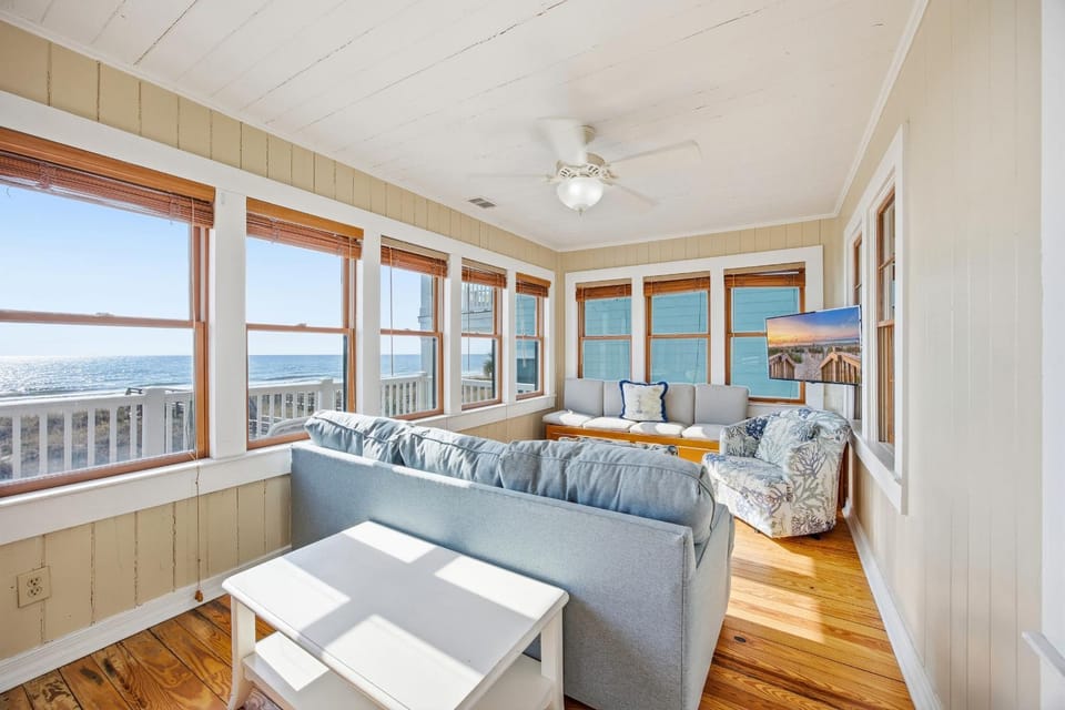 Phenomenal Oceanfront Centrally Located Huge 4k sq ft Home w Private Pool, Hot Tub, Yard, Patio, 4 Decks, Gameroom House in North Myrtle Beach