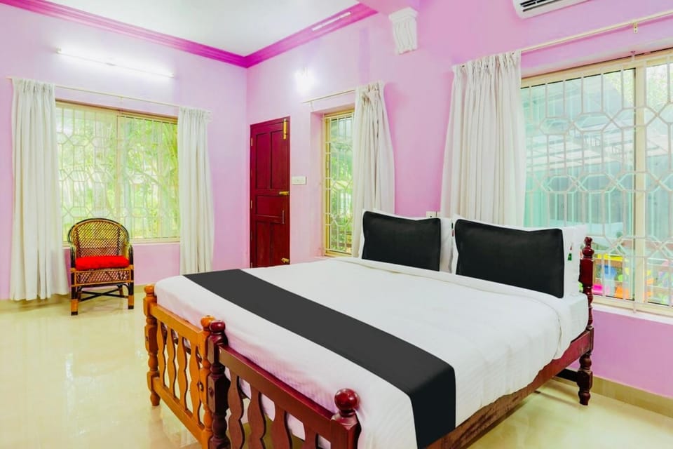 Bed, Bedroom, air conditioner