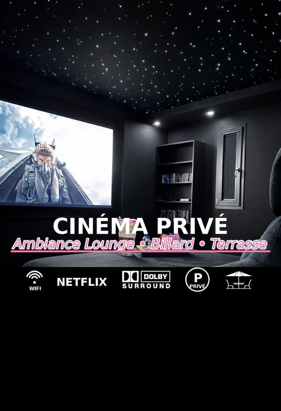 Le Cinema des déoux salle de cinéma privative House in French Riviera