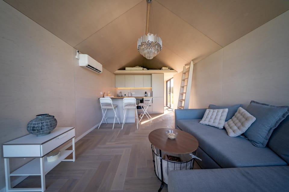 Kitchen or kitchenette, Living room, Dining area