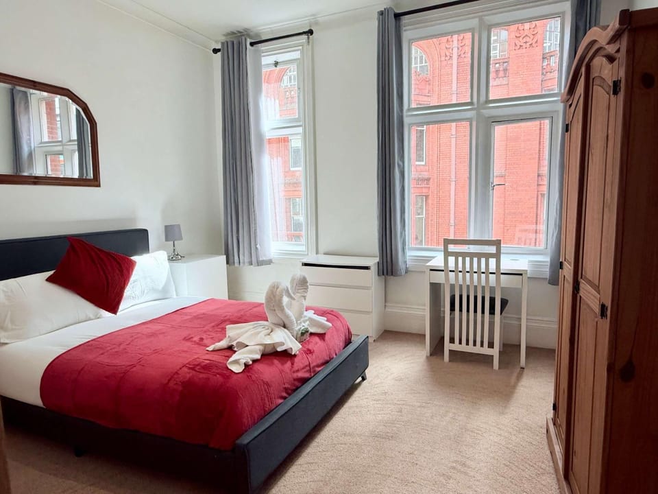 Bed, Bedroom, wardrobe