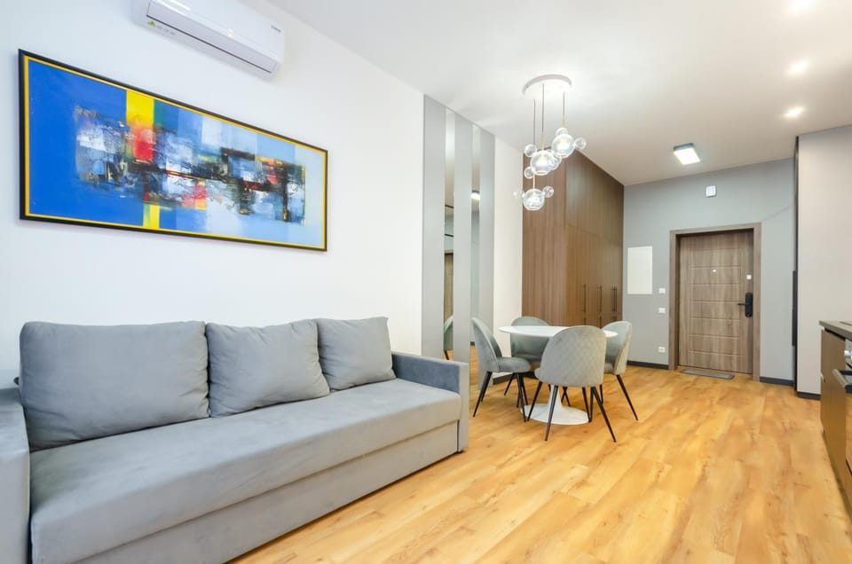 Living room, Seating area, air conditioner