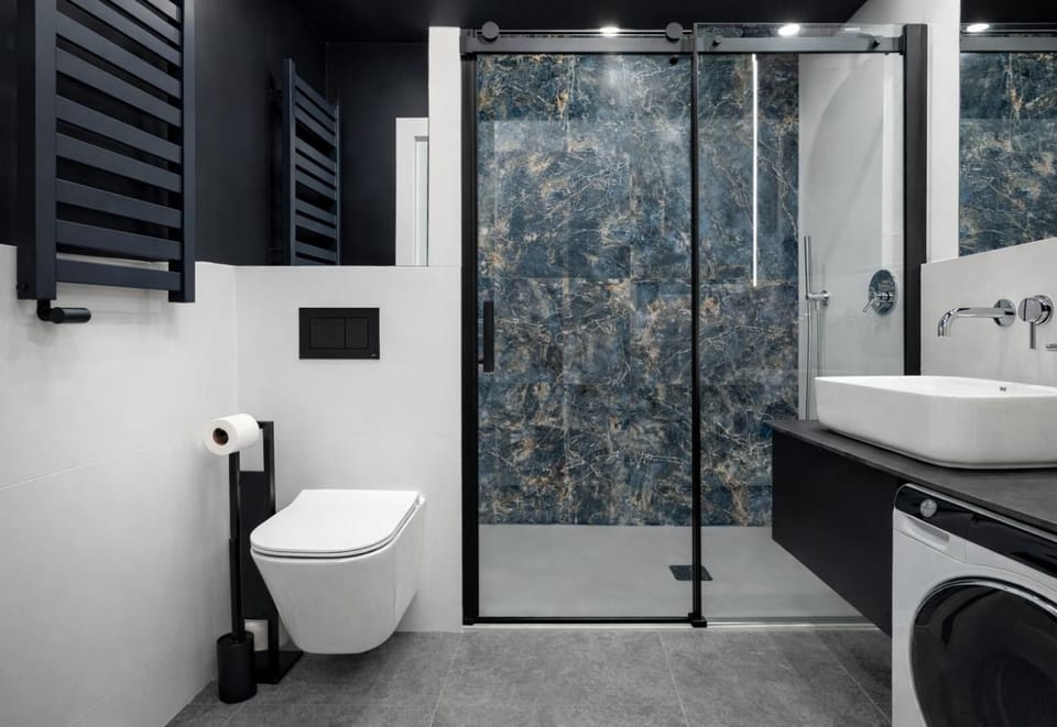 Shower, Bathroom, towels
