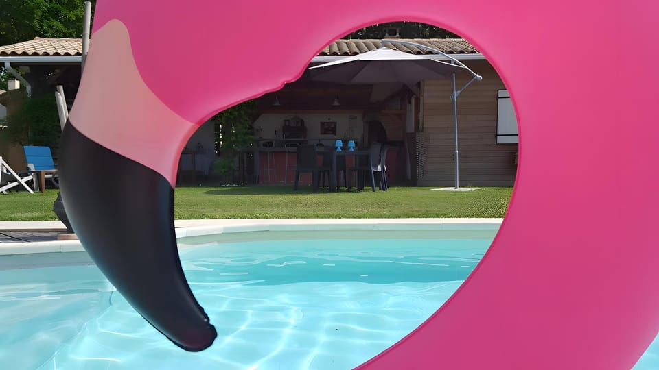 Property building, Living room, Swimming pool