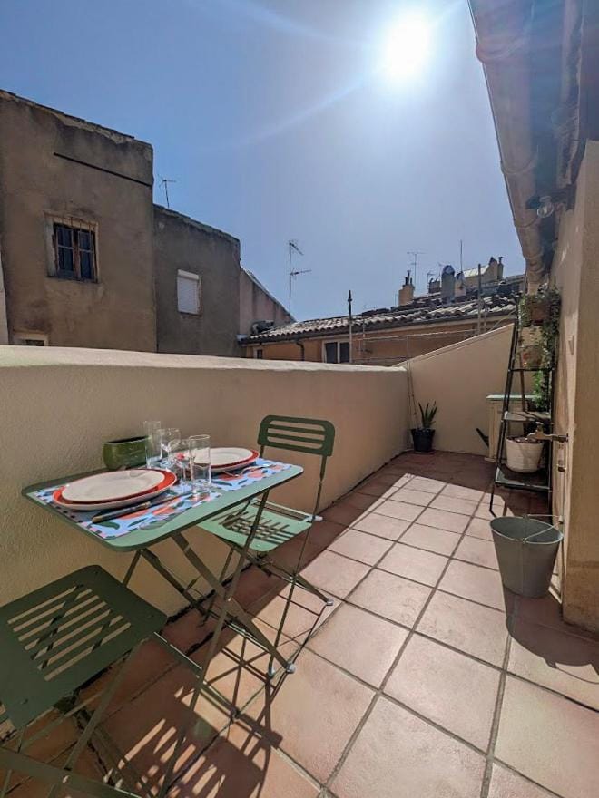 Day, Balcony/Terrace, Dining area