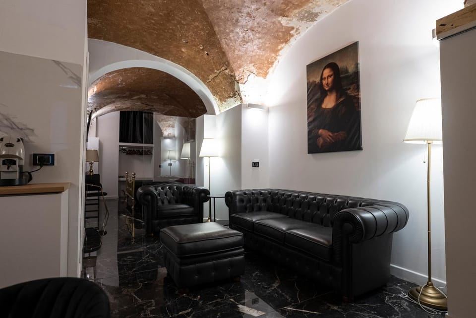 Living room, kitchen