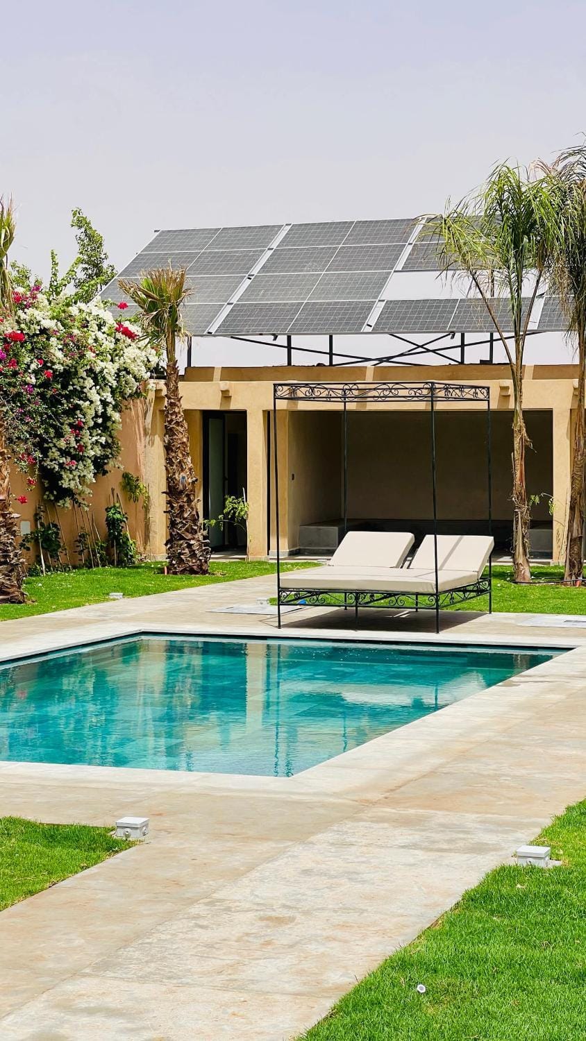 Villa Marwa 3 bedrooms No one opposite 1500sqm garden Villa in Marrakesh-Safi