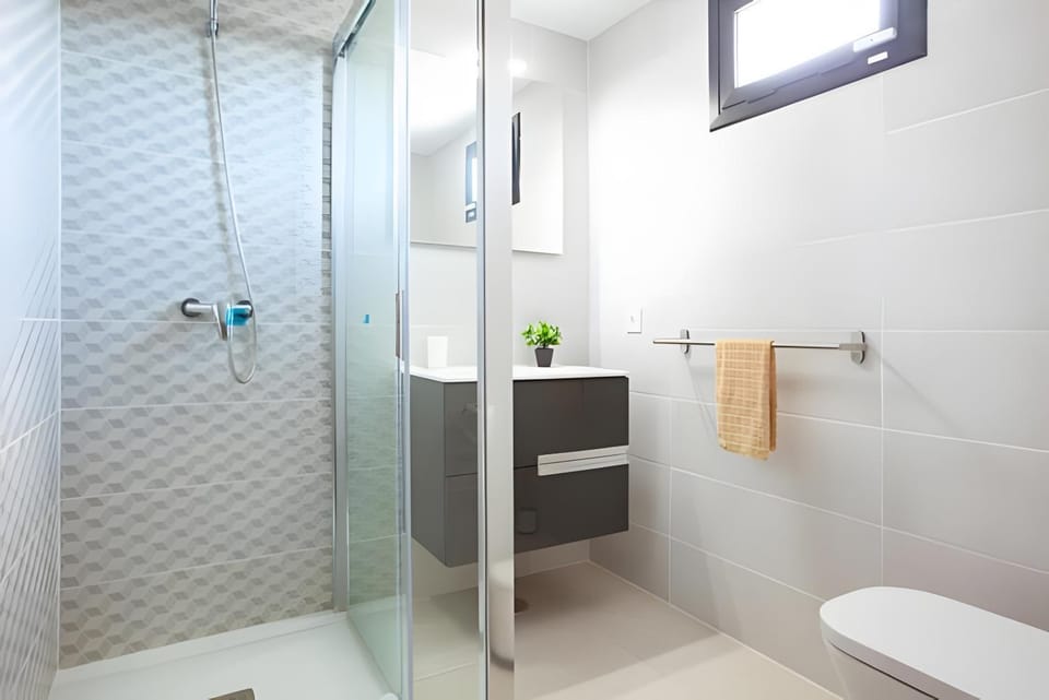 Bathroom, Living room