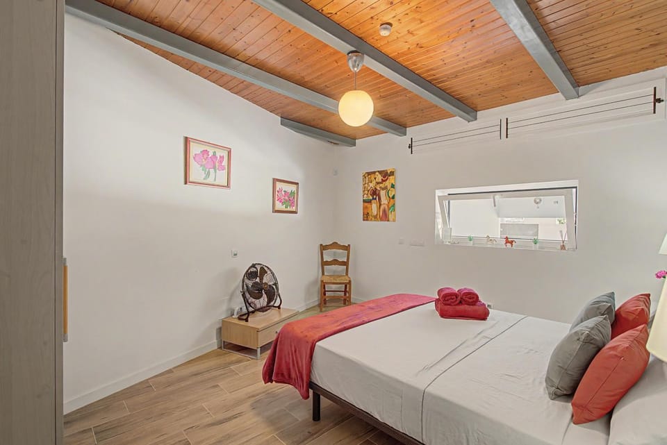 Property building, Living room, Bedroom