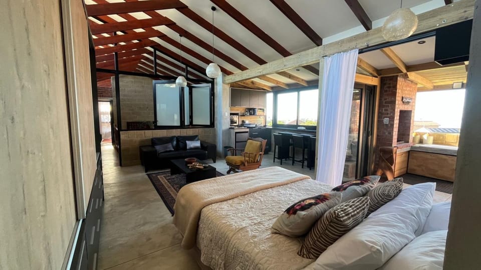 Bed, Kitchen or kitchenette, Bedroom