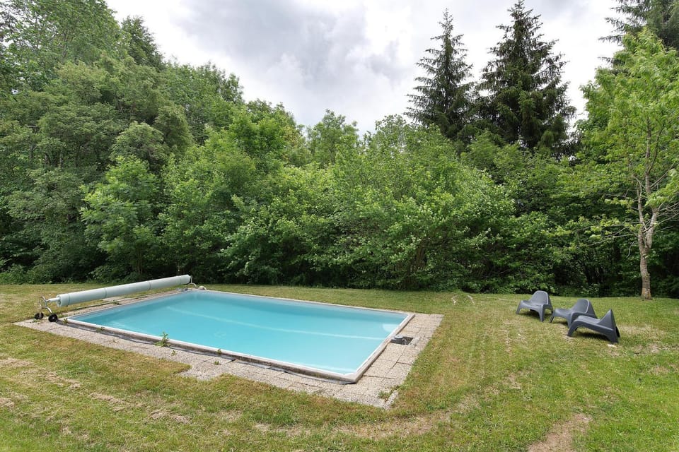 Property building, Living room, Swimming pool
