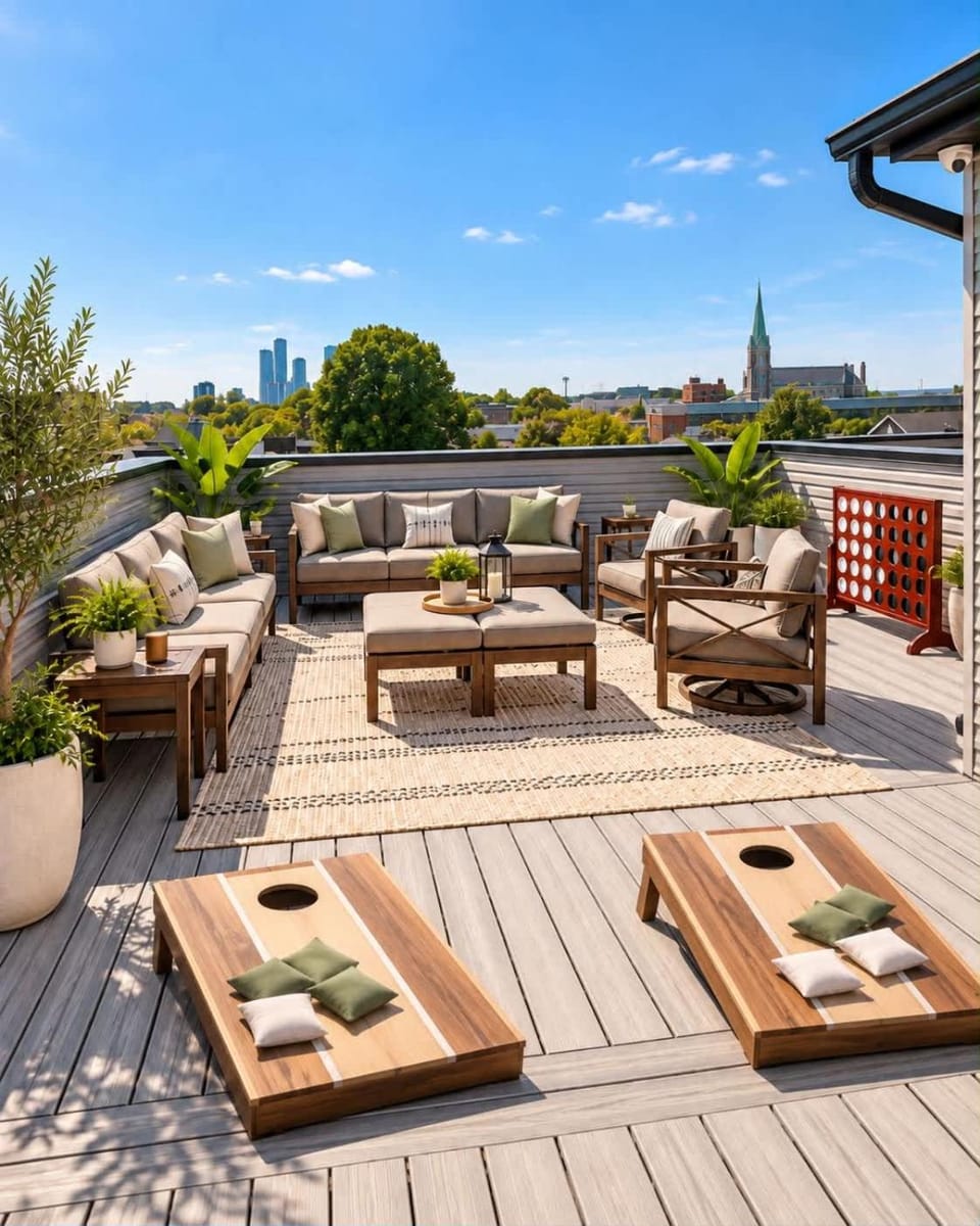 Luxury Rooftop Retreat Near NYC EWR MetLife House in Secaucus